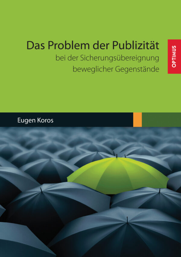Das Problem der Publizität bei der Sicherungsübereignung beweglicher Gegenstände