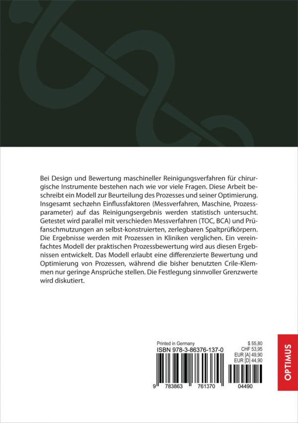 Einflussfaktoren auf die maschinelle Reinigung von Standardinstrumenten – Bild 2
