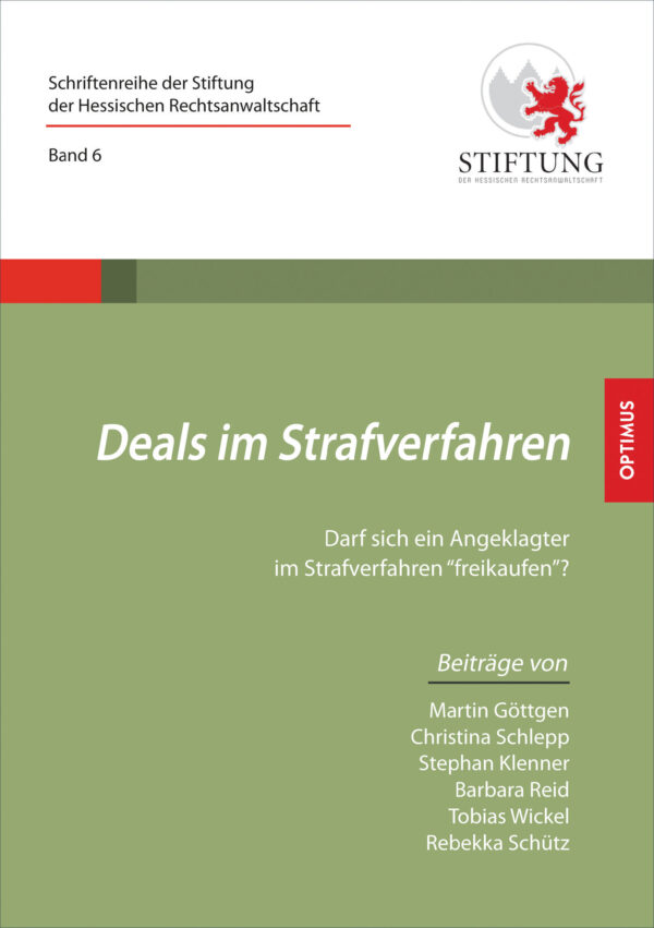 Band 06 | Deals im Strafverfahren