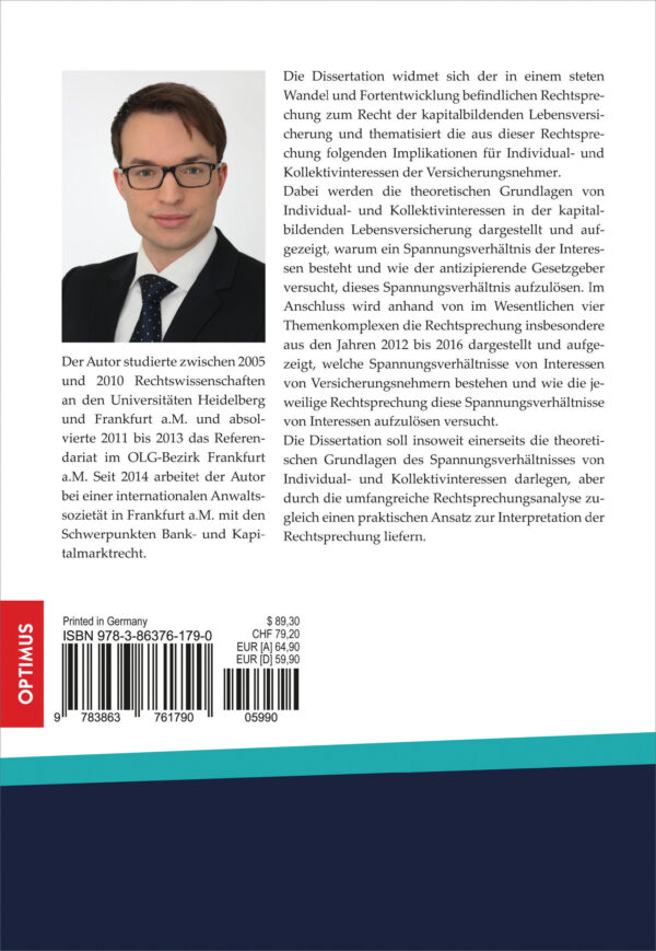 Das Spannungsverhältnis zwischen Individual- und Kollektivinteressen in der kapitalbildenden Lebensversicherung – Bild 2