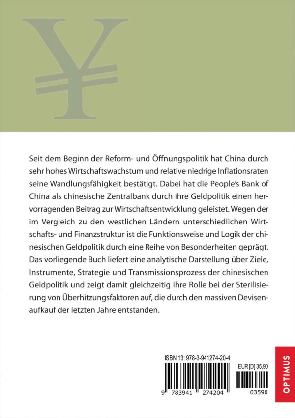 Chinesische Geldpolitik - Ziele, Instrumente, Strategie und Transmissionsprozess – Bild 2