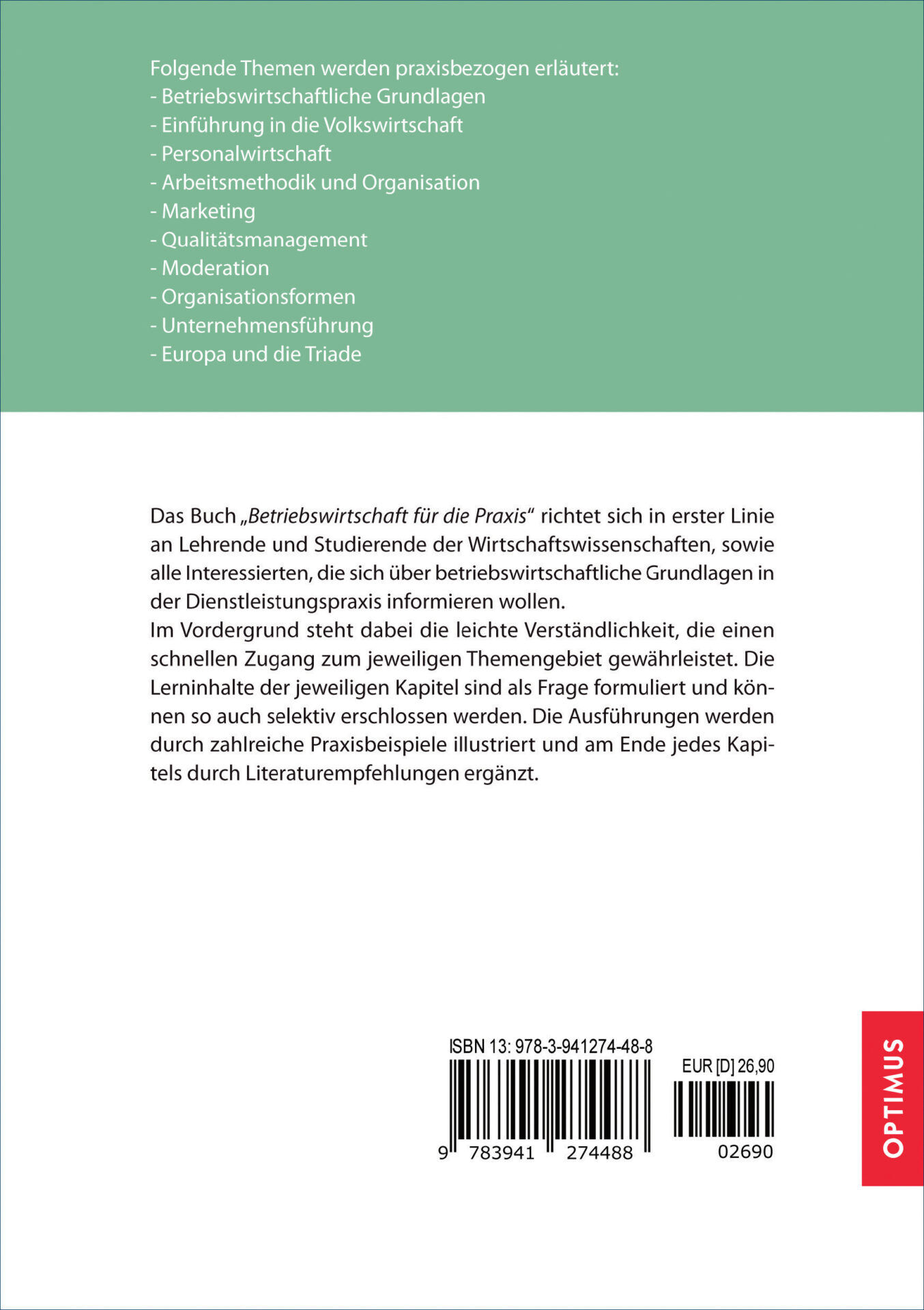 Betriebswirtschaft für die Praxis in der Dienstleistung 2 Betriebswirtschaft für die Praxis in der Dienstleistung – Bild 2