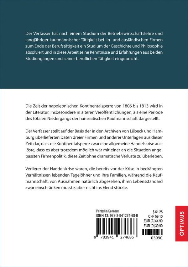 Die Lübecker Tuchhandelsfirma Joachim Nicolaus Stolterfoht und ihr wirtschaftliches und soziales Umfeld während der Kontinentalsperre 1806-1813 – Bild 2